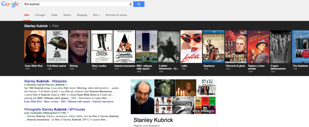 ricerca argomenti su google