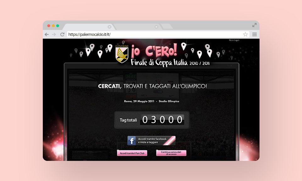 Io C'ero superata quota 3000 Tag palermocalcio.it Press IM*MEDIA